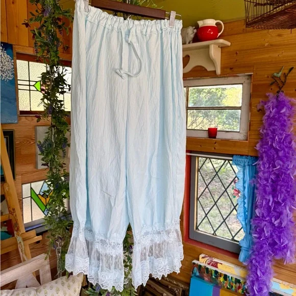 Ice Blue Lacy Pantaloons